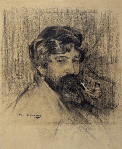 Portrait of Santiago Rusiñol by Ramon Casas i Carbo